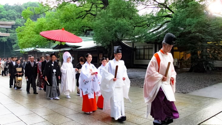 Wedding Ceremony in Japan   