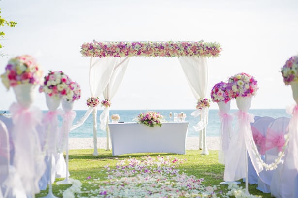 Wedding Decorations at the Beach